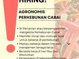 Rumah Tani Membuka Lowongan Kerja sebagai Agronomis
