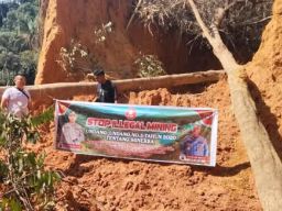 Polres Solok Selatan Tertibkan Tambang Ilegal di Beberapa Lokasi