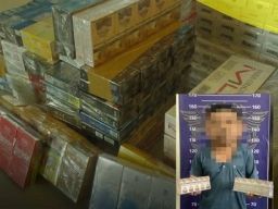 Bea Cukai Kediri Tindak Penjual Rokok Ilegal