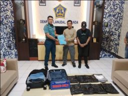 Penumpang Pesawat Bawa Narkotika Diamankan Satgaspam TNI AL