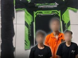 Polsek Kota Bangun Tangkap 3 Pencuri di Desa Kota Bangun Ulu