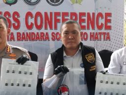 Polresta Bandara Soekarno Hatta Gagalkan Penyelundupan Etomidate dalam Kemasan Skincare