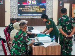 Korem Bhaskara Jaya ke Markas Kodim Jelang Sertijab Dandim Gresik