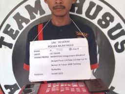 Polsek Bilah Hulu Ungkap Kasus Penyalahgunaan Narkotika di Dusun VI Sidorukun