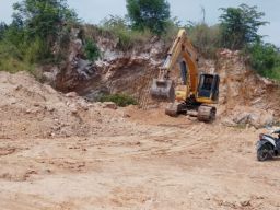 Tambang di Desa Banyutengah, Diduga Lahan yang Ditambang ialah TKD