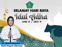 Hj Mimik Idayana Ucapkan Selamat Hari Raya Idul Adha 1446 H