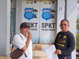 Korban Dugaan Penipuan di Proyek PT Petrokimia Gresik Datangi Polres Gresik