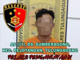 Polres Tulungagung Tangkap Pelaku Penganiayaan di Desa Sumberagung