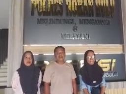 Warga Desa Rambah Datangi Polres Rokan Hulu, Minta Galian C Ditutup