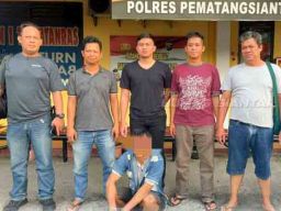 Sat Reskrim Polres Pematangsiantar Tangkap Pencuri Plat Aluminium