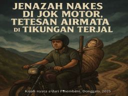 Jenazah Nakes di Jok Motor, Tetesan Airmata di Tikungan Terjal