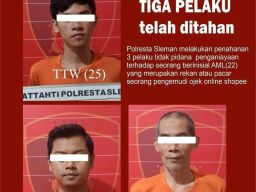 Polresta Sleman Tahan Mas Pelayaran yang Aniaya Driver Shopee Food