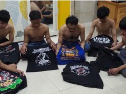 9 Terduga Gangster Ditangkap Polsek Waru