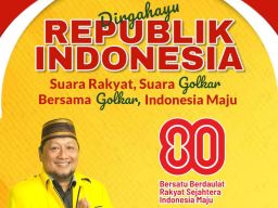 Moh. Nizar, Ketua Fraksi Golkar DPRD Sidoarjo : Dirgahayu Republik Indonesia ke 80