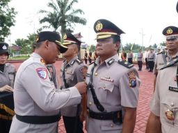 Serah Terima Jabatan Strategis 8 Pejabat di Polres Simalungun