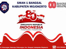 Kepala Sekola SMAN 1 Bangsal Ucapkan Selamat HUT Kemerdekaan RI ke 80