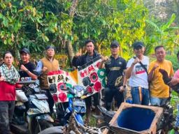 Pemain Judi Sabung Ayam di Desa Bandar Agung Kabur Saat Digrebek