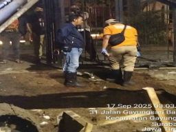 Pekerja CV Samoka Tewas di Lokasi Proyek U Ditch di Gayungari Barat