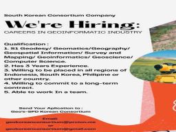 South Korean Consortium Company Careers in Geoinformatic Industry