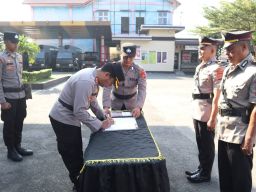 Sertijab Kasat Intelkam dan Kasat Lantas Polres Aceh Tenggara