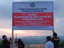 Lokasi Tambang Ilegal di Mandalika Disegel Gakkum Kehutanan