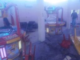 Ibu Ibu Pengajian Geruduk Lokasi Game Zone di Kota Kisaran