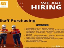 Lowongan Staff Purchasing di Harita Mineral
