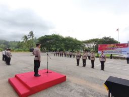 Polres Bolaang Mongondow Selatan Gelar Serah Terima Jabatan