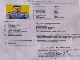 Bripka Nazaret Johanes Telussa Jadi DPO Polres Maluku Tenggara