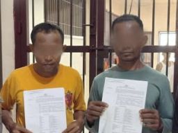 Polres Seram Bagian Barat Tangkap Dua Penjudi Sabung Ayam