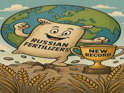 Pupuk Rusia Pecahkan Rekor