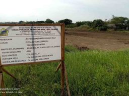 Proyek Waduk Ngepung Gresik Dikerjakan Serampangan