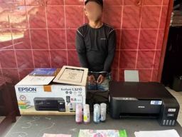 Polsek Pulau pulau Batu Tangkap Pengedar Uang Palsu