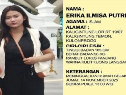 Info Orang Hilang Bernama Erika Ilmisa Putri dari Desa Kaligintung
