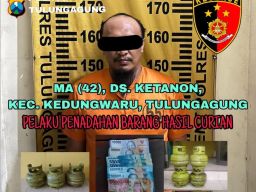 Polsek Tulungagung Kota Ungkap Kasus Penadahan Tabung Gas LPG
