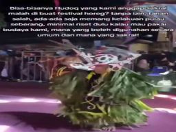Amarah Warga Dayak Setelah Hudoq Dipentaskan di Sound Horeg