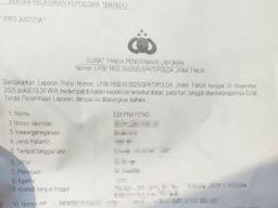 Edi Macan Laporkan Pengancam Keselamatannya ke Polda Jawa Timur