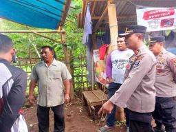 Penertiban Arena Sabung Ayam di Desa Pucangsari Pasuruan