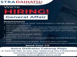 Lowongan Kerja di PT Astra International Palembang