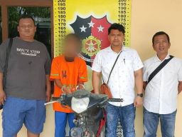 Polsek Perdagangan Ringkus Pencuri Motor yang Gasak Honda Revo