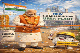 Perdana Menteri India Meletakkan Batu Pertama untuk Pabrik Urea di Assam