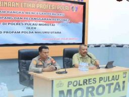 Propam Polda Maluku Utara Pecat Oknum Anggota Polres Pulau Morotai