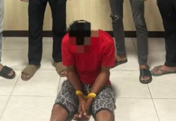 Satreskrim Tangkap Polres Kampar Pembunuhan Berencana di Desa Simalinyang