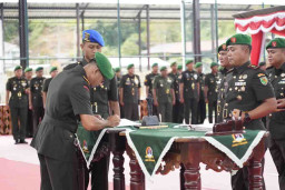 Letkol Inf Redi Dwi Yuda Kurniawan Resmi Jabat Dandim Mimika