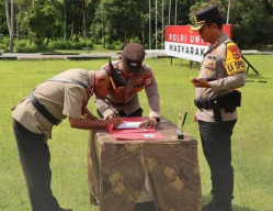 Sertijab Kepala Satuan dan Kasi di Polres Maluku Barat Daya