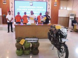 Kasat Reskrim Polres Simalungun Ungkap Sindikat Pencuri Tabung Gas LPG