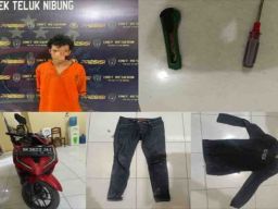 Pencuri Motor di Kelurahan Kapias Pulau Buaya Ditangkap