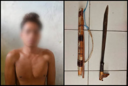 Tim Gabungan Polres Murung Raya Tangkap Pembunuh Di Desa Olung Siron