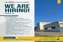 Dibutuhkan Staf Staff IT di PT New Optic Indonesia