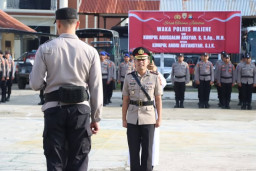 Kompol Andri Aryansyah Resmi Jabat Wakapolres Majene